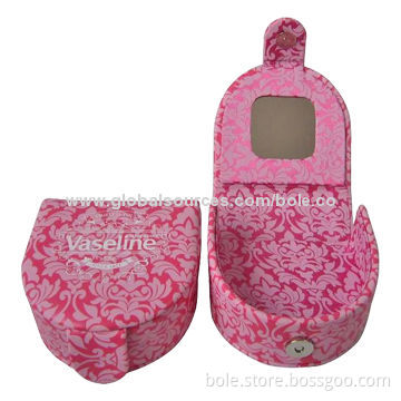 Mini Cosmetic Cases with Mirror and Full Printing, Suitable for Promotional Purpose